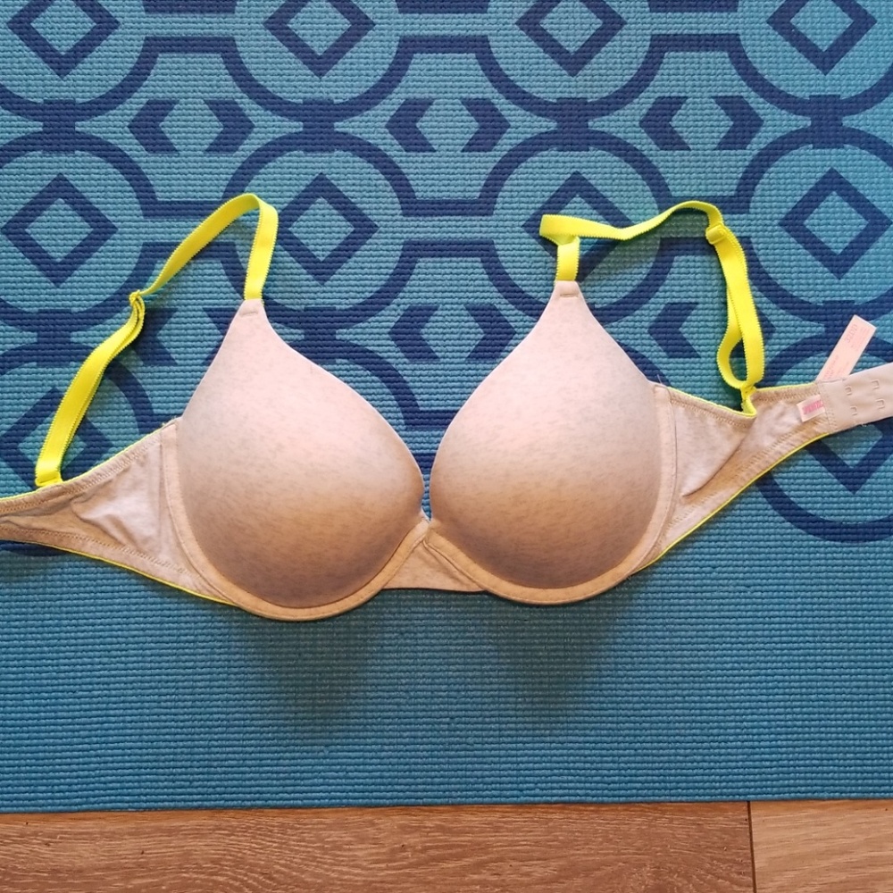 Victoria's secret PINK neon push up bra 32dd